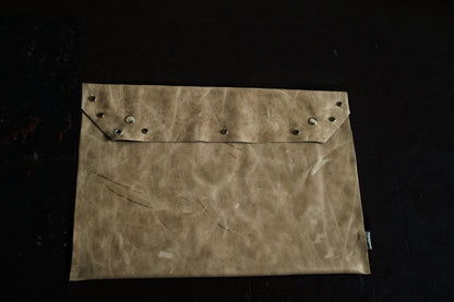 Studded Hide Pouch