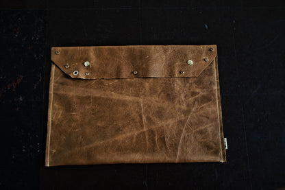 Studded Hide Pouch