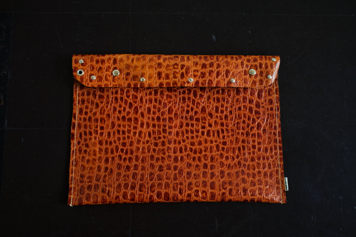 Studded Hide Pouch