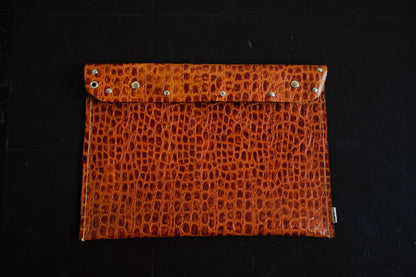 Studded Hide Pouch