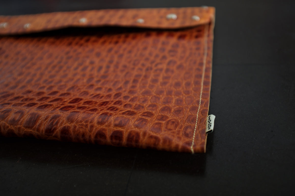 Studded Hide Pouch